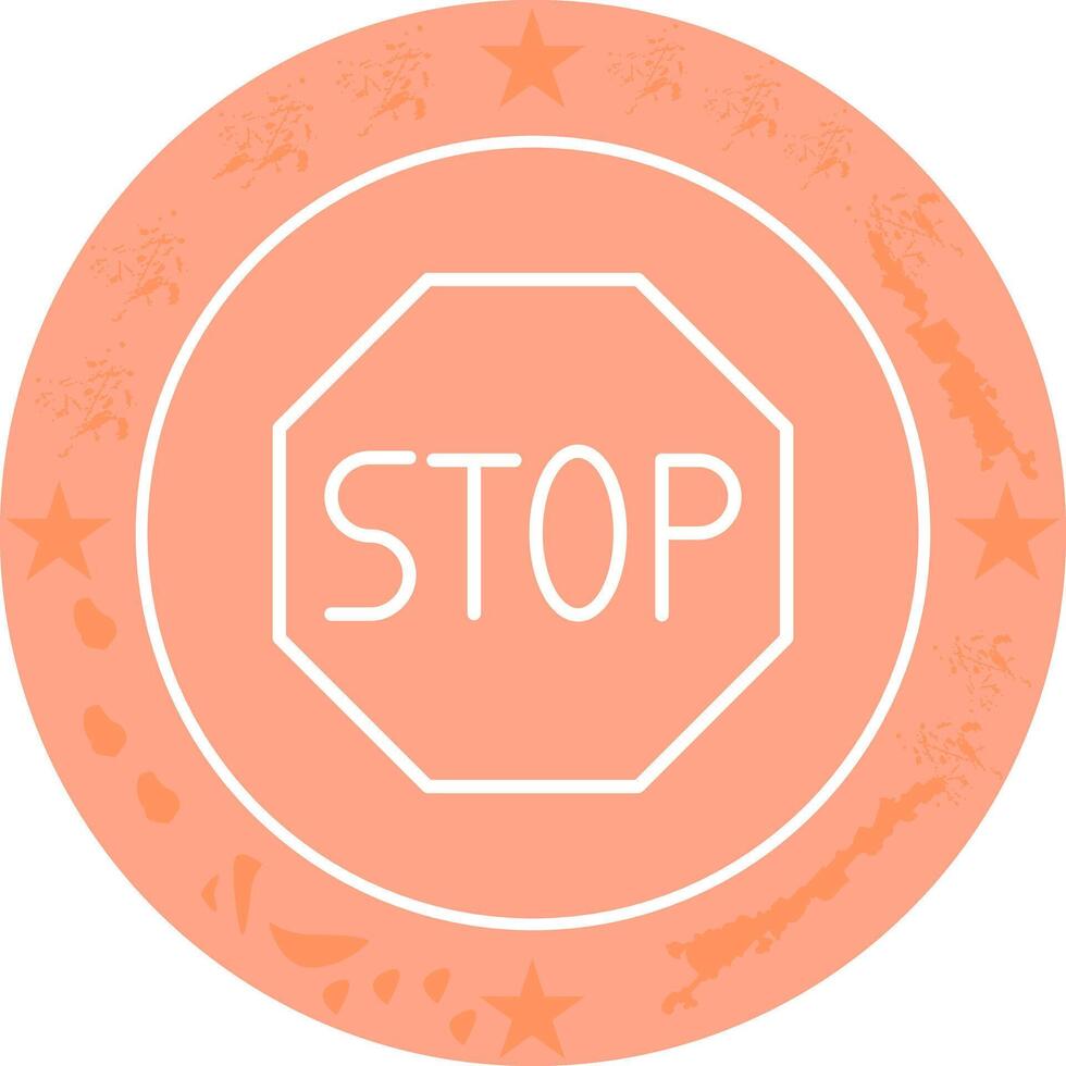 Stop Sign Icon Design vector