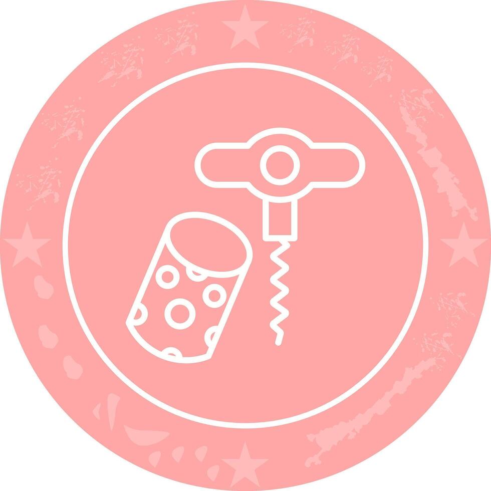 Wine Cork Icon Design vector
