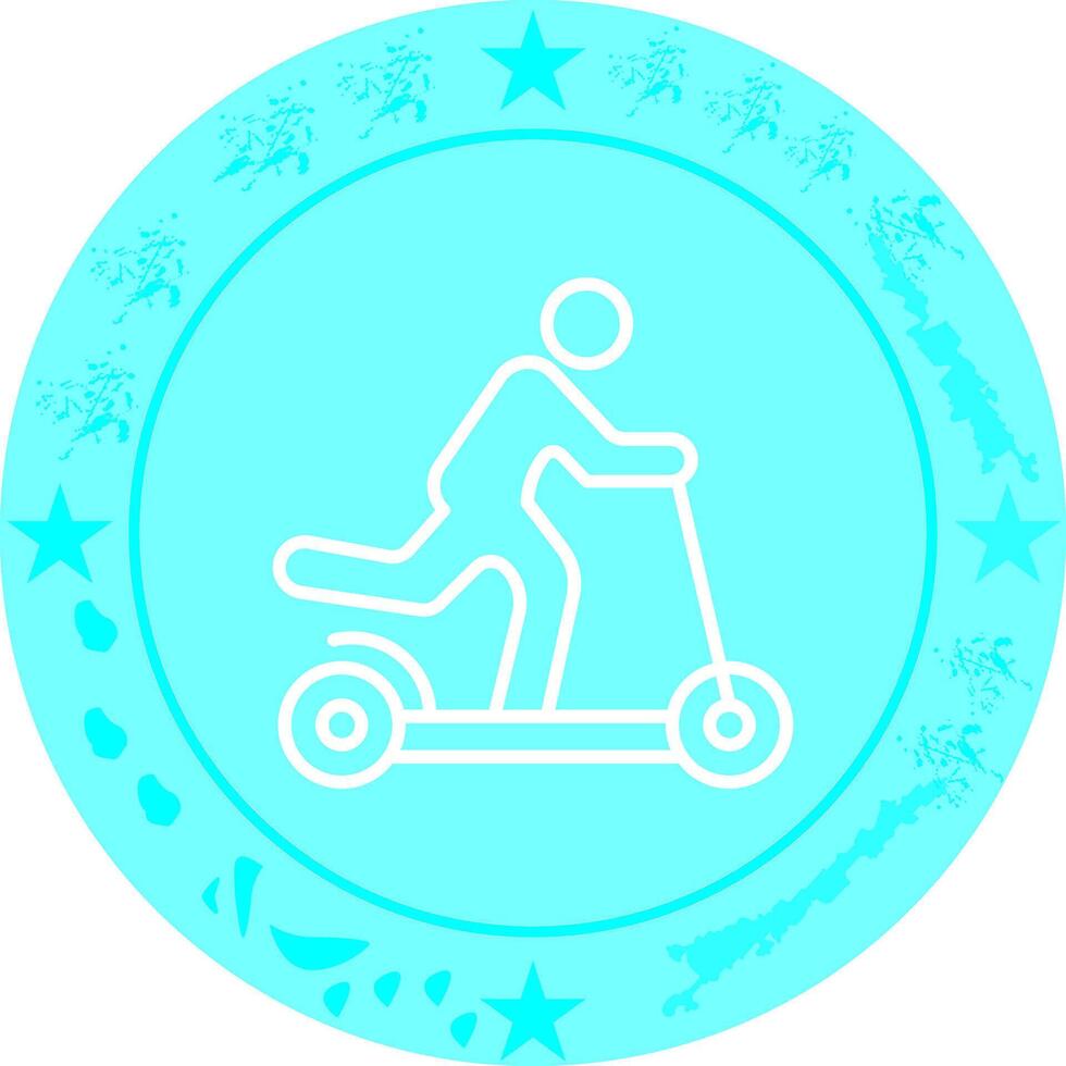 Kick Scooter Icon Design vector