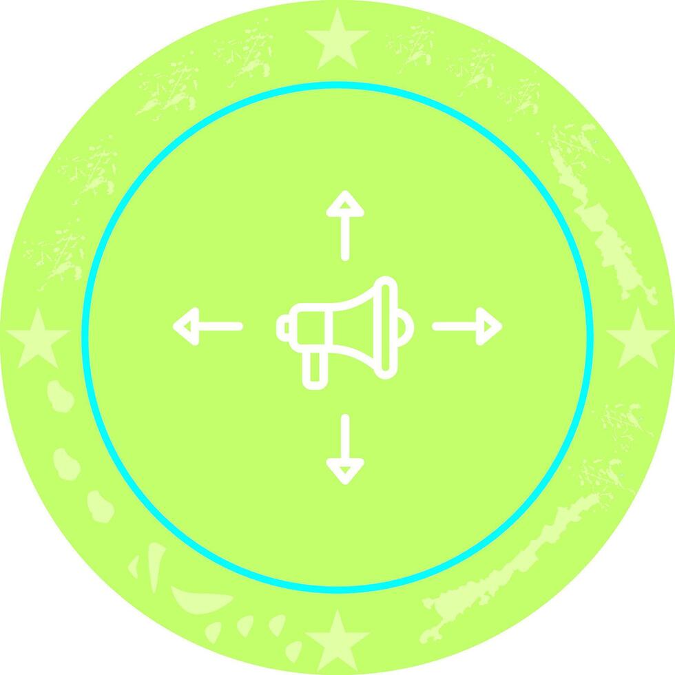 Ad Campaign Icon Design vector