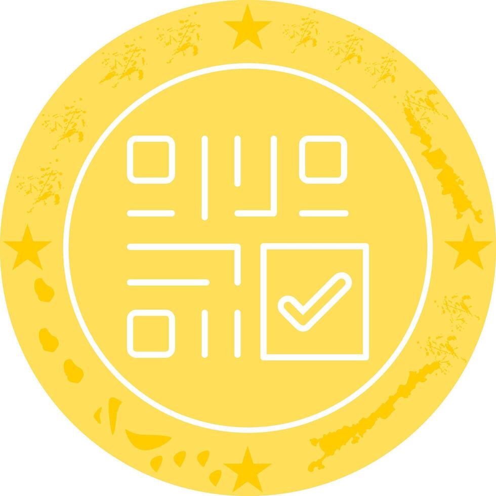 QR Code Checkout Icon Design vector