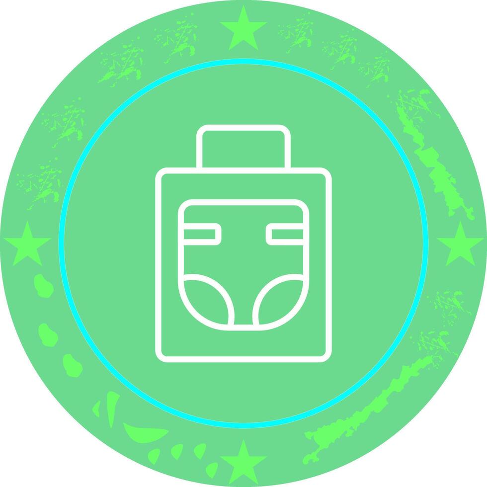 Diaper Bag Icon Design vector