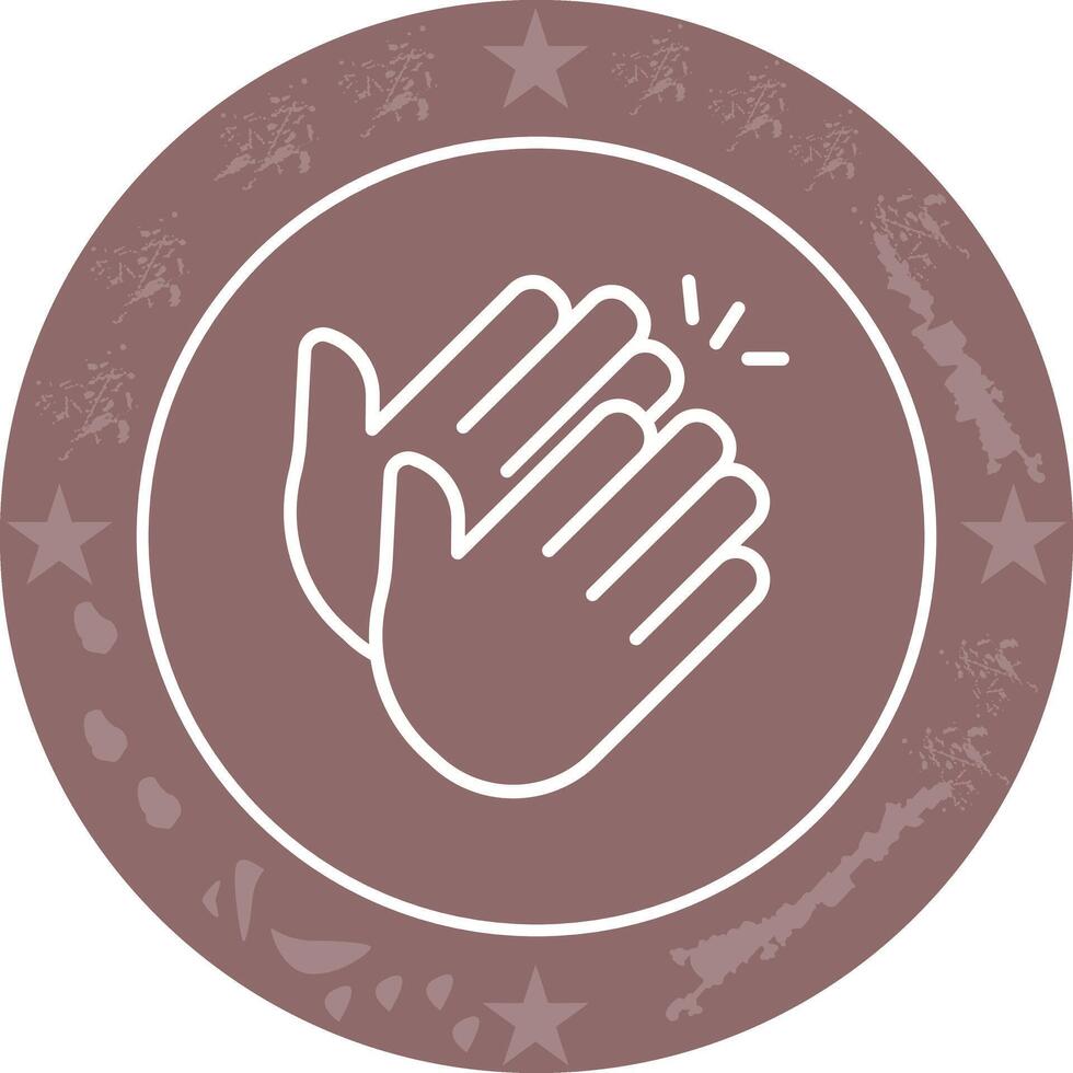 Clapping Hands Icon Design vector