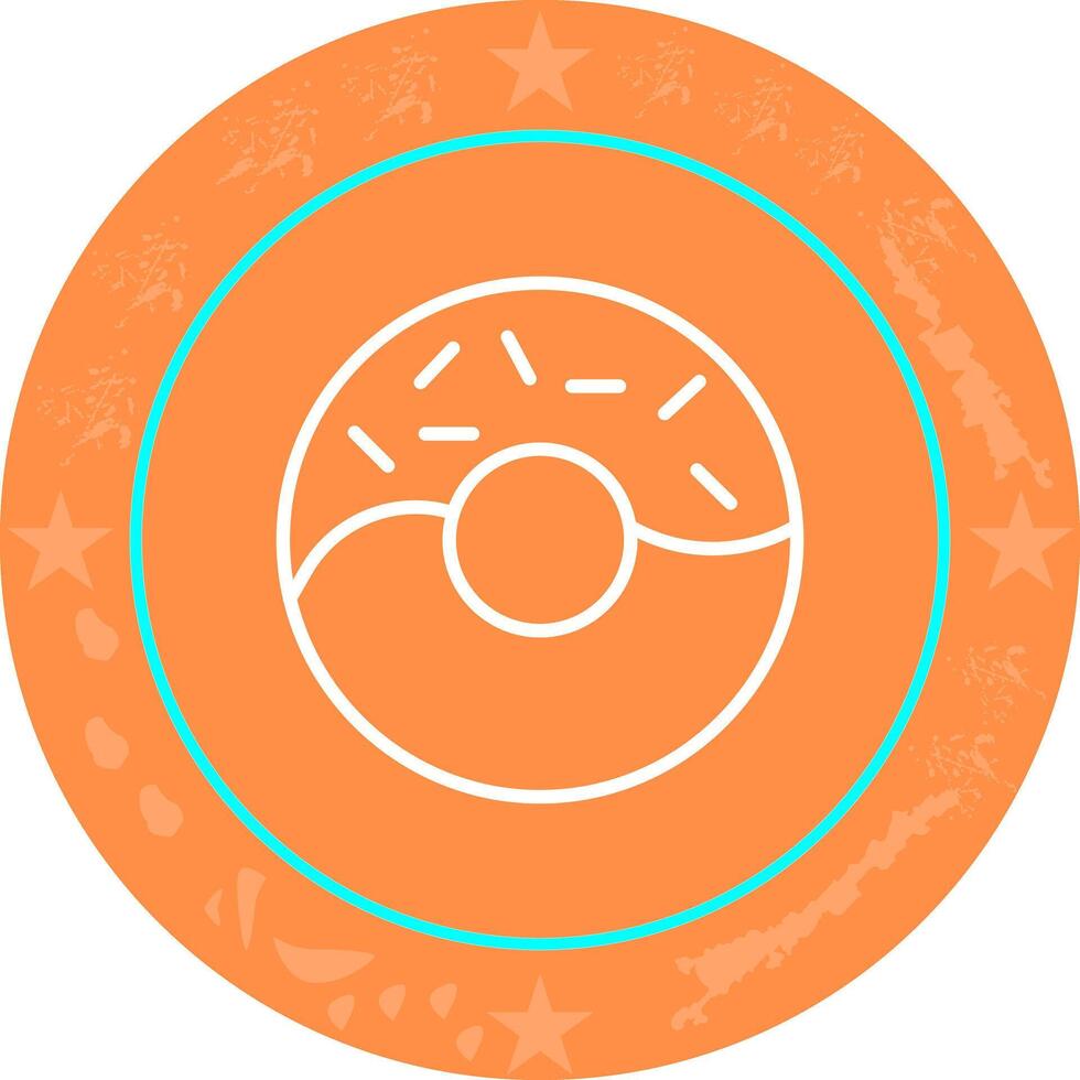 Doughnut Icon Design vector