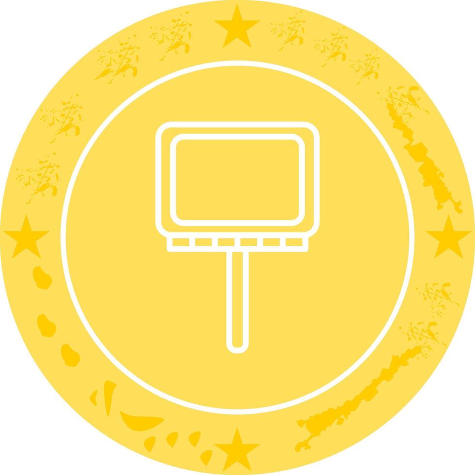 Billboard Icon Design vector