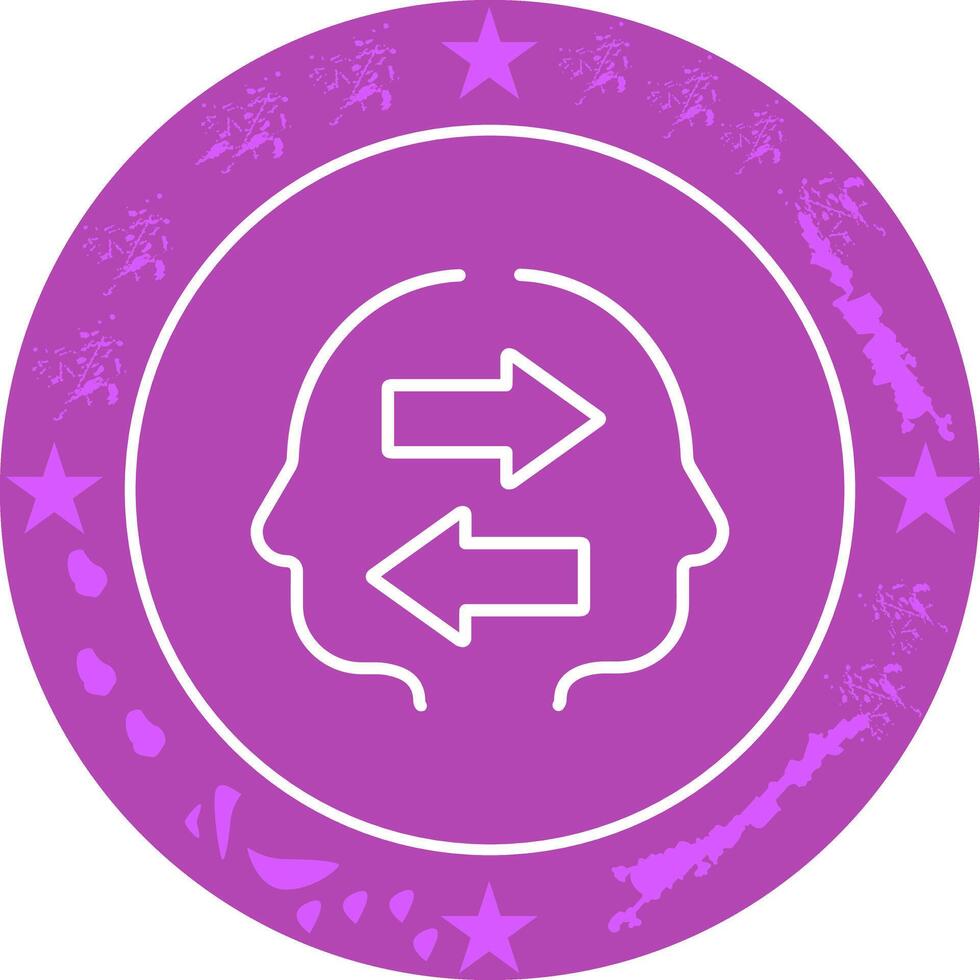 Knowledge Sharing Icon Design vector