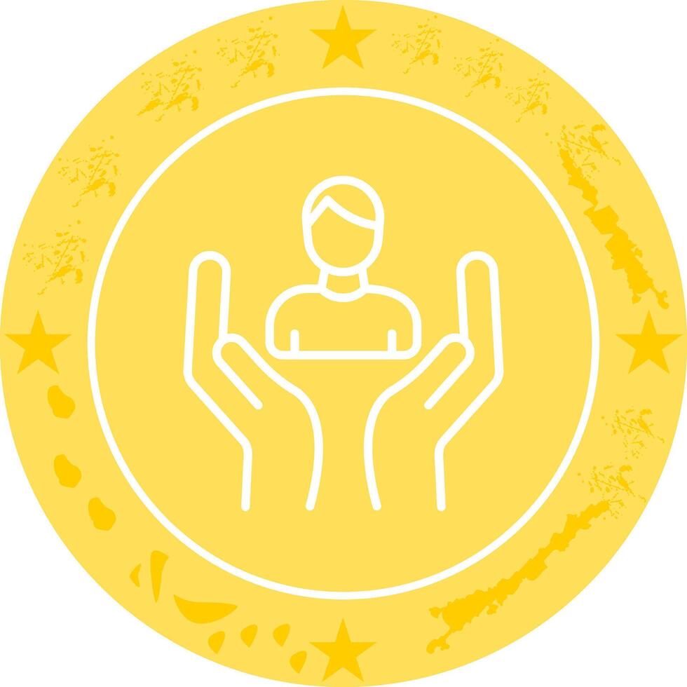Employee Insurance Icon Design vector