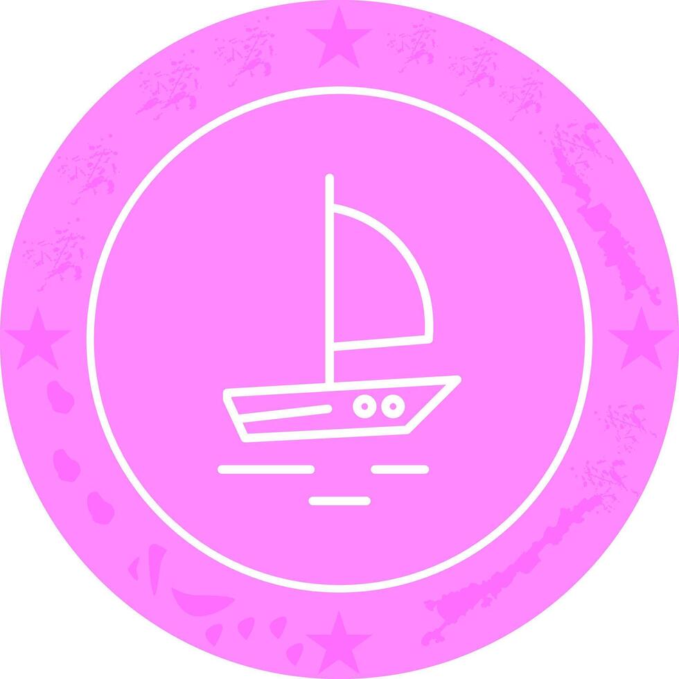 Sailboat Icon Design vector