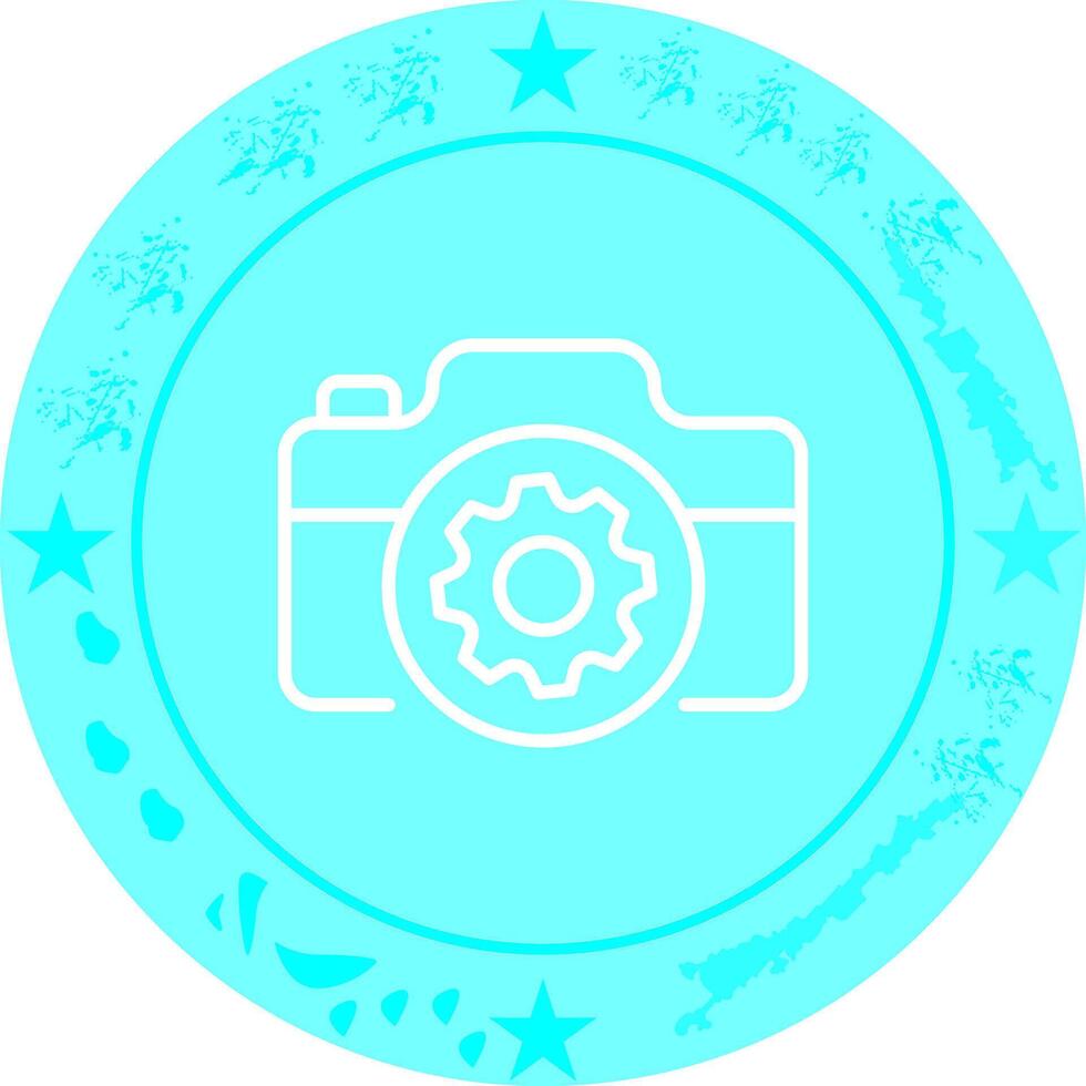 Camera Settings Icon Design vector