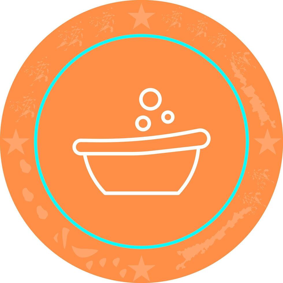 Bubble Bath Icon Design vector