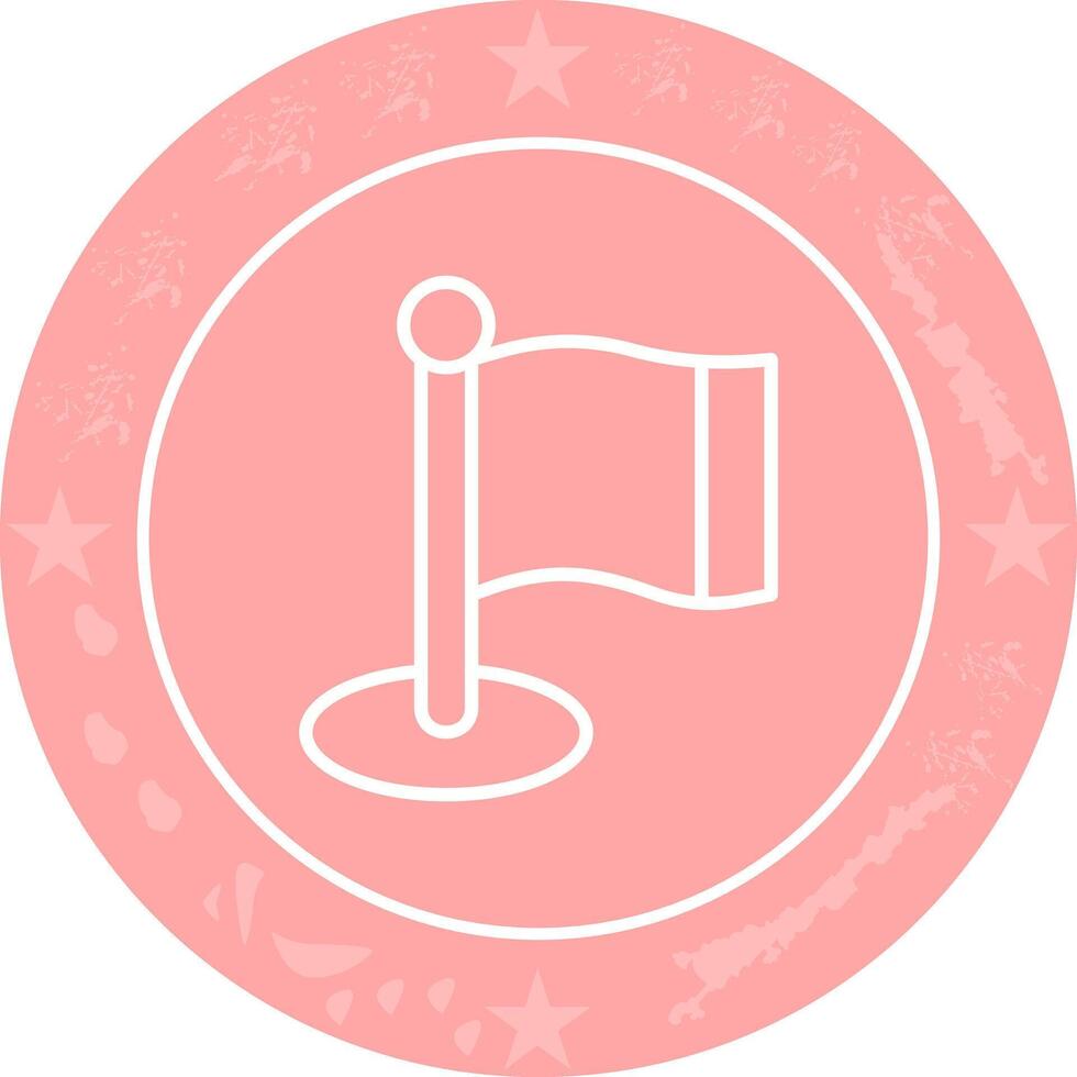 Flagpole Icon Design vector