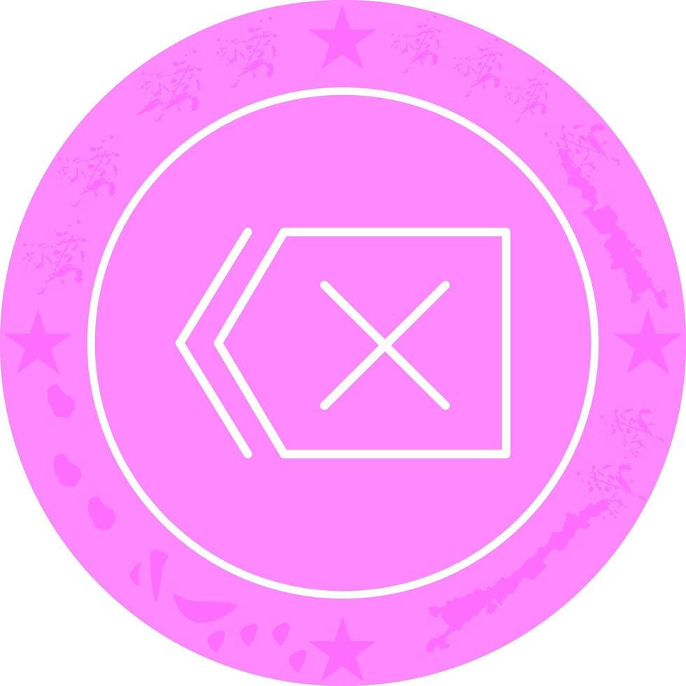 Delete Icon Design vector