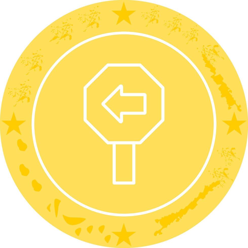 Left Arrow Icon Design vector