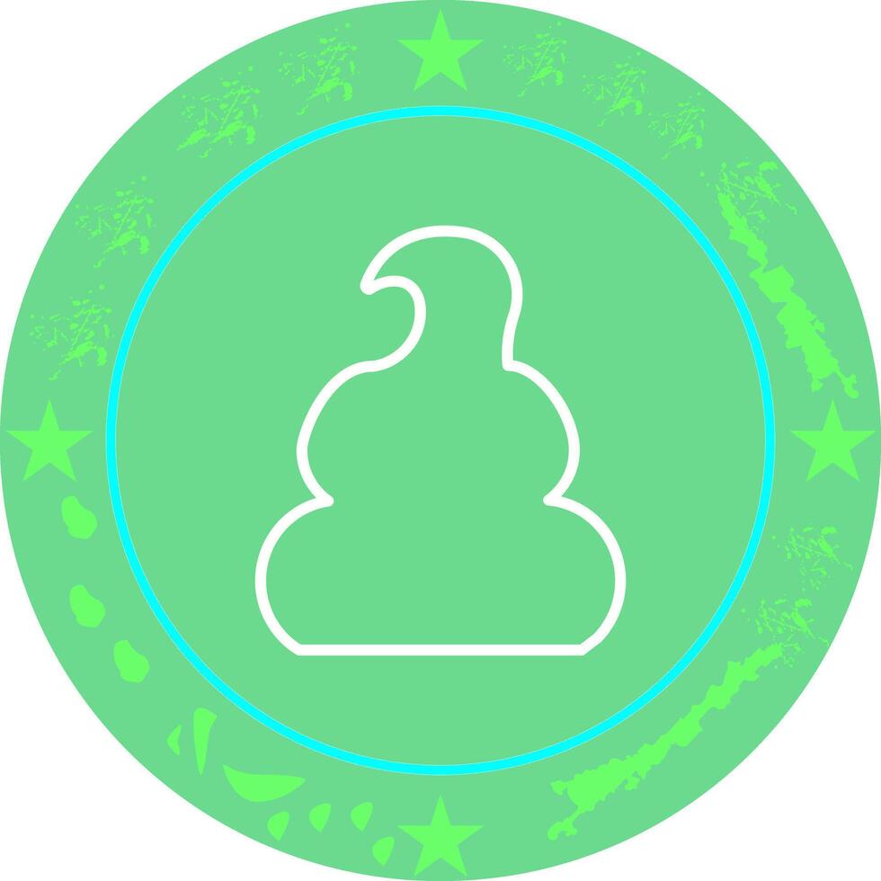 Pile of Poo Icon Design vector