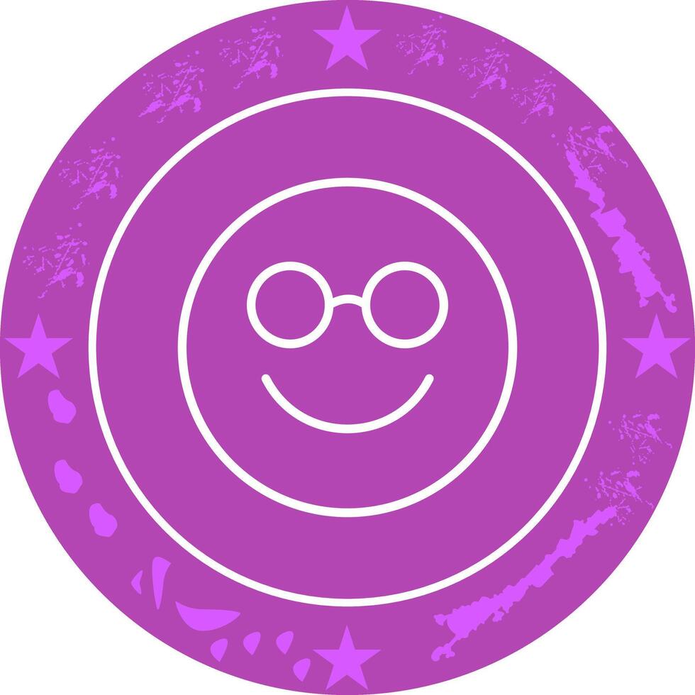 Nerd Face Icon Design vector
