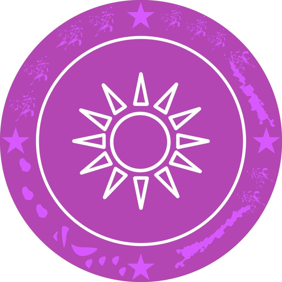 Sun Icon Design vector