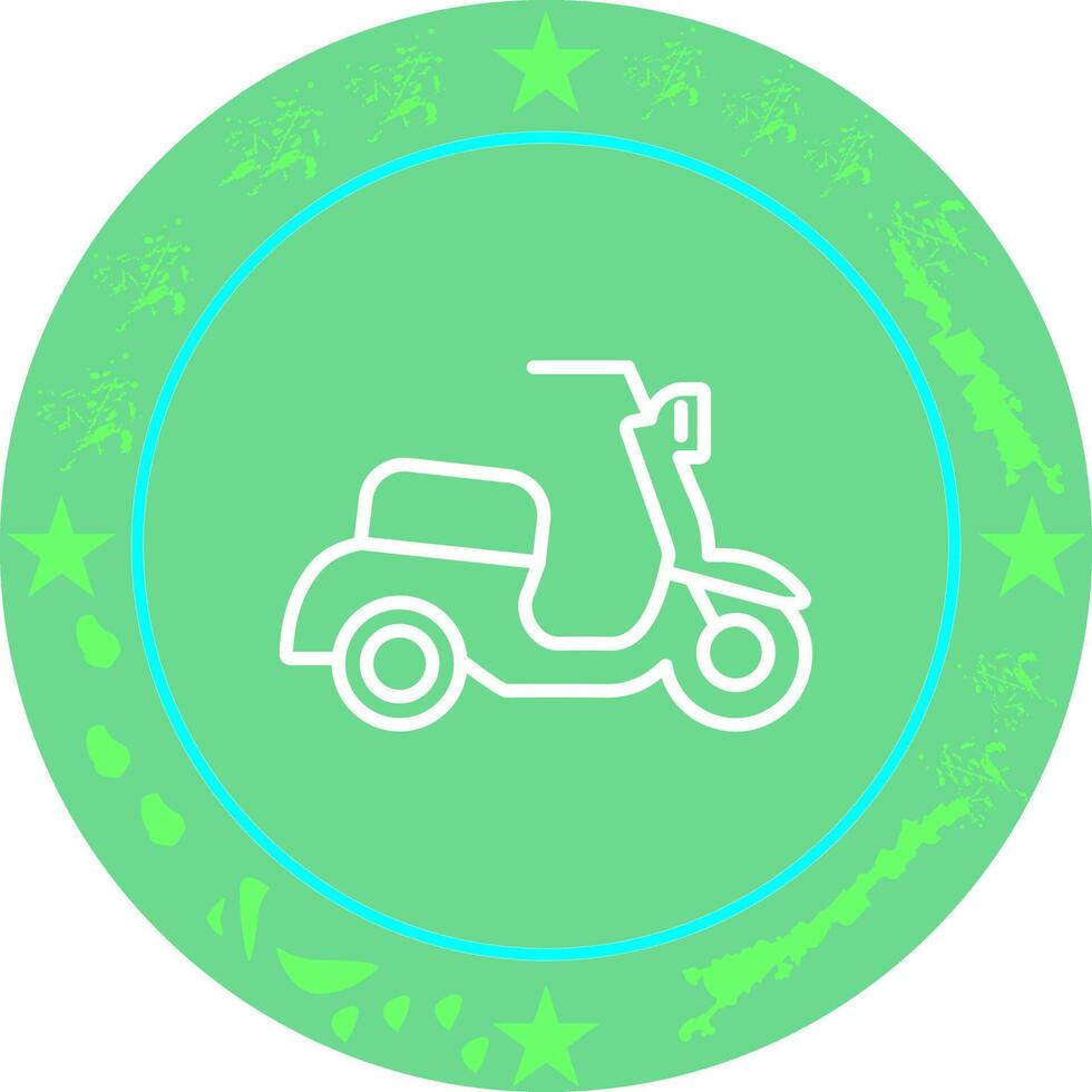Motor Scooter Icon Design vector