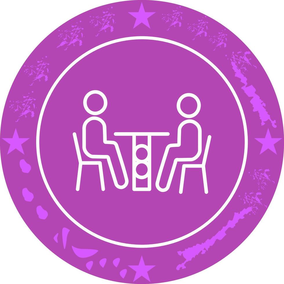 Family Dinner Icon Design vector