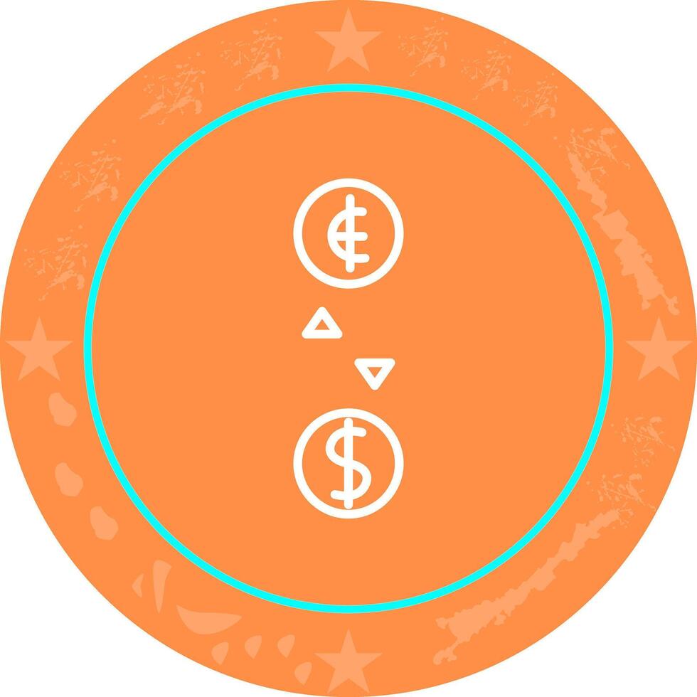 Currency Exchange Icon Design vector