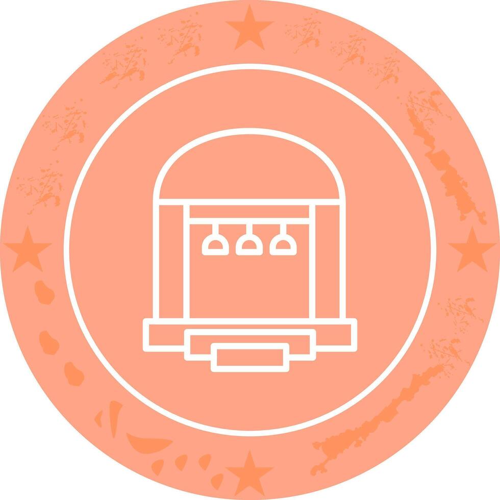 Party Venue Icon Design vector