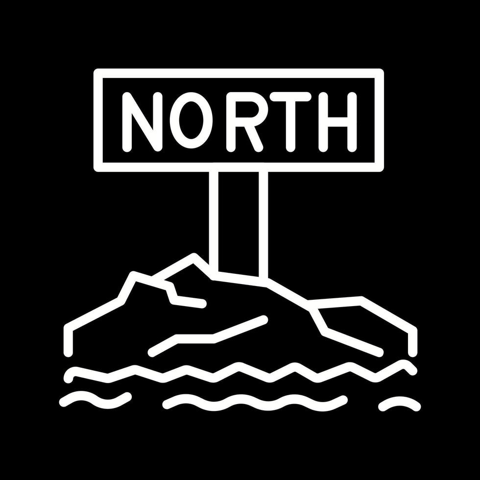 Northpole Icon Design vector