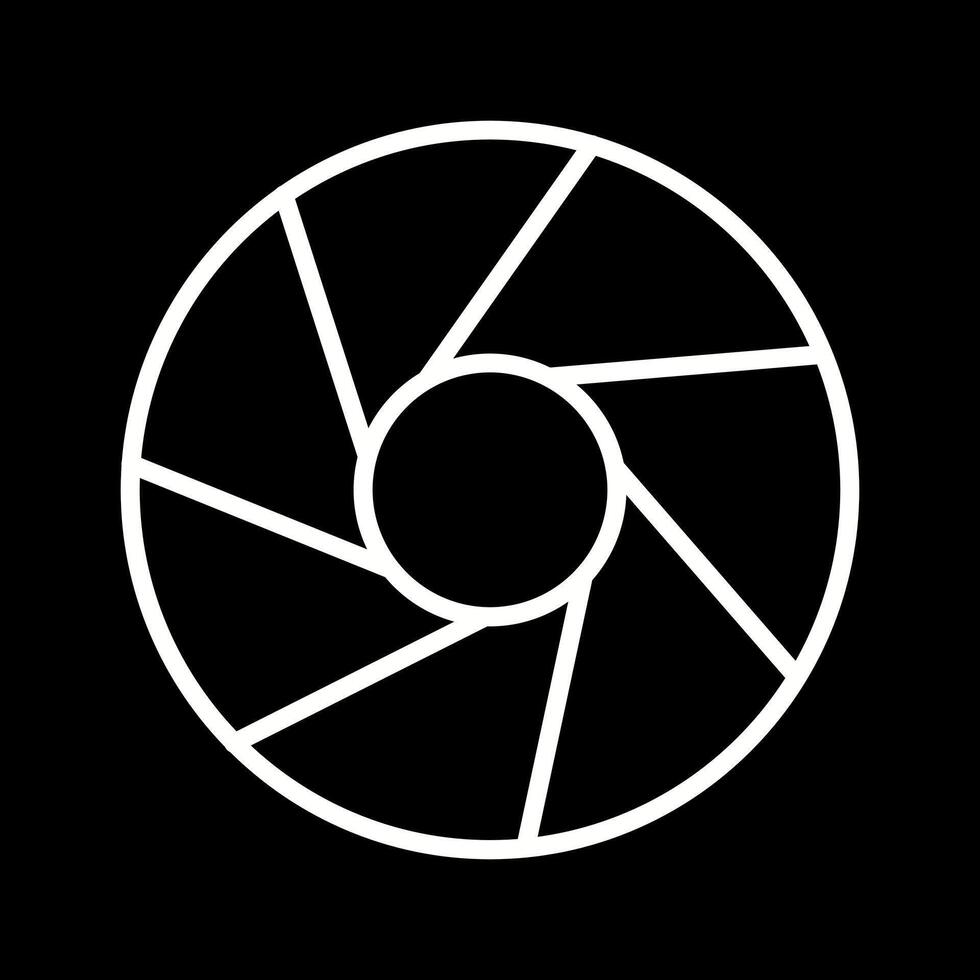 Aperture Artifacts Icon Design vector
