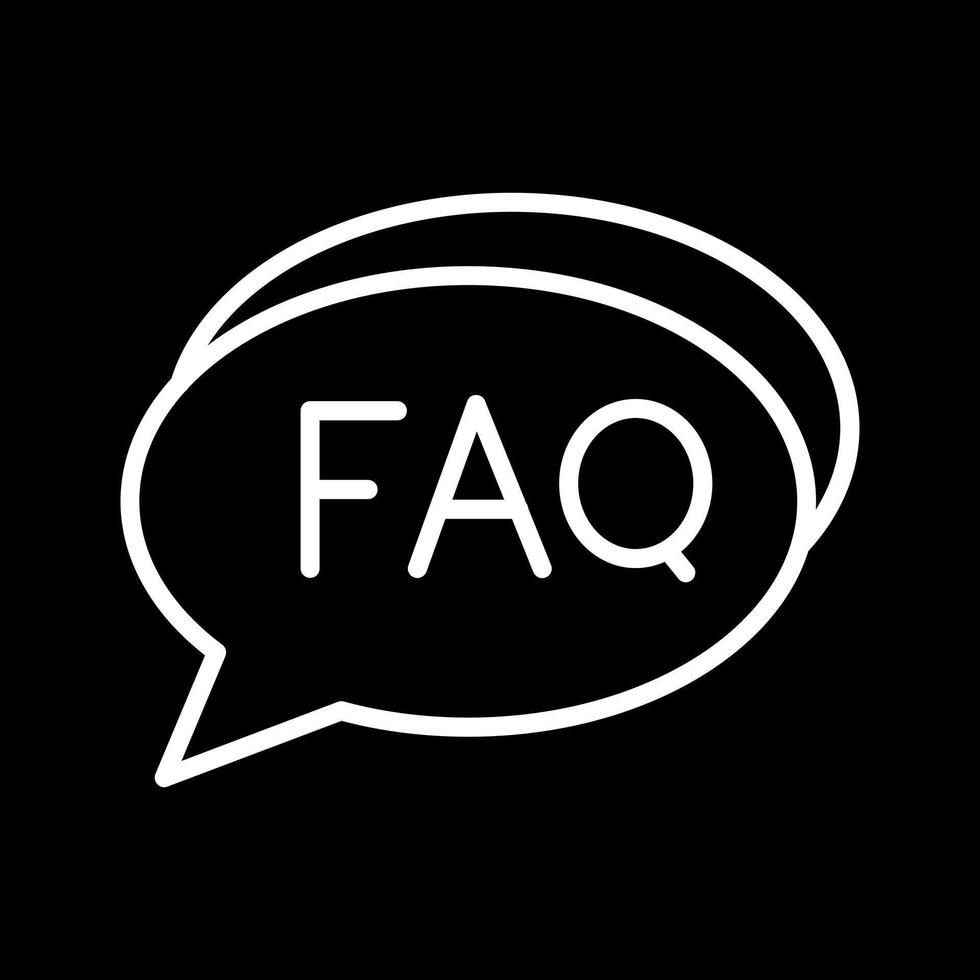 FAQ Section Icon Design vector