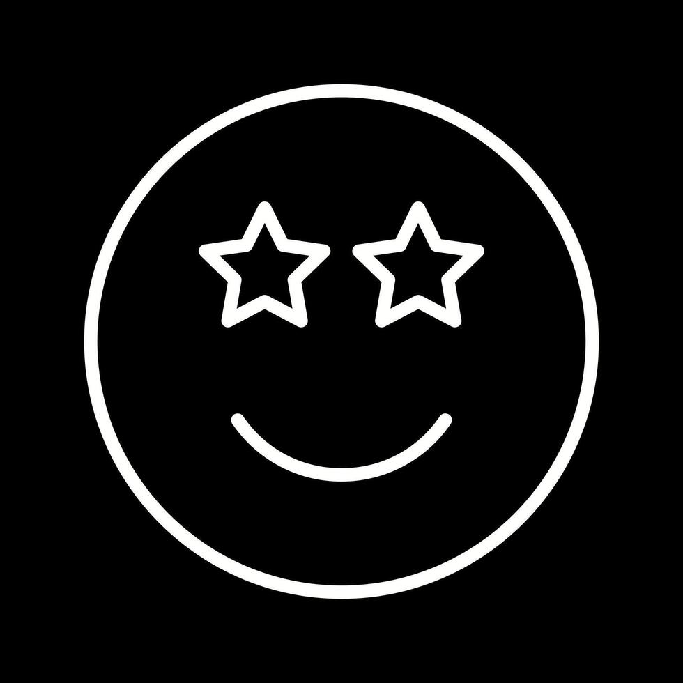 Star-Struck Icon Design vector