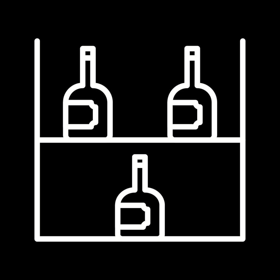 Wine Rack Icon Design vector