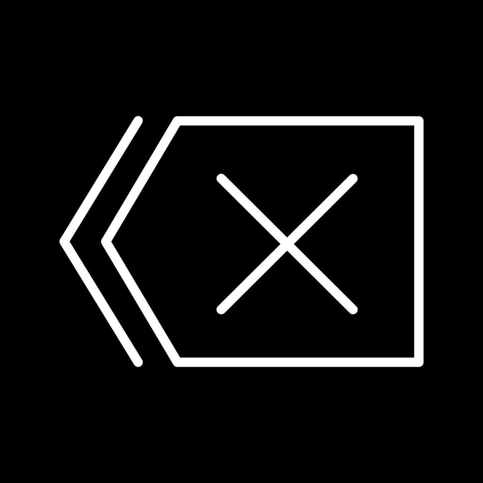 Delete Icon Design vector