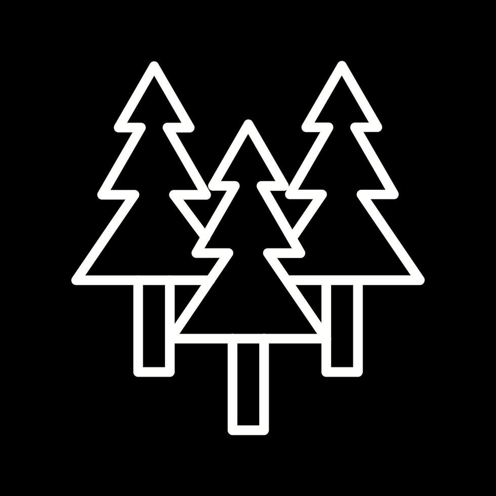 Evergreen Tree Icon Design vector