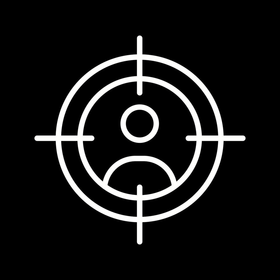 Target Audience Icon Design vector