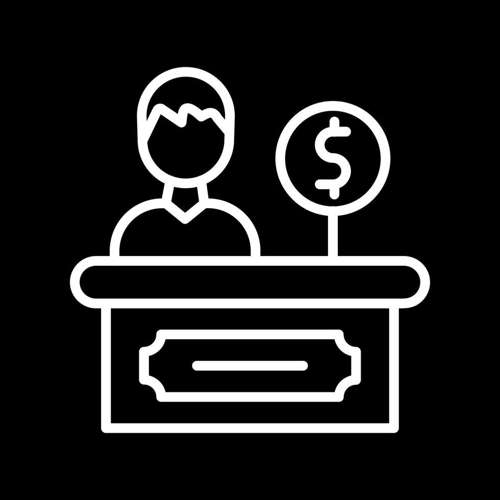 Cashier Icon Design vector