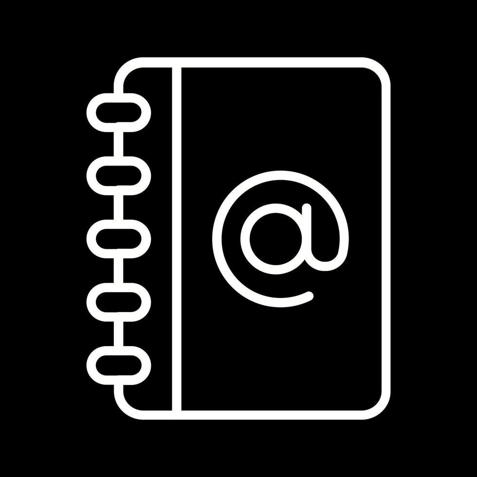 Address Book Icon Design vector