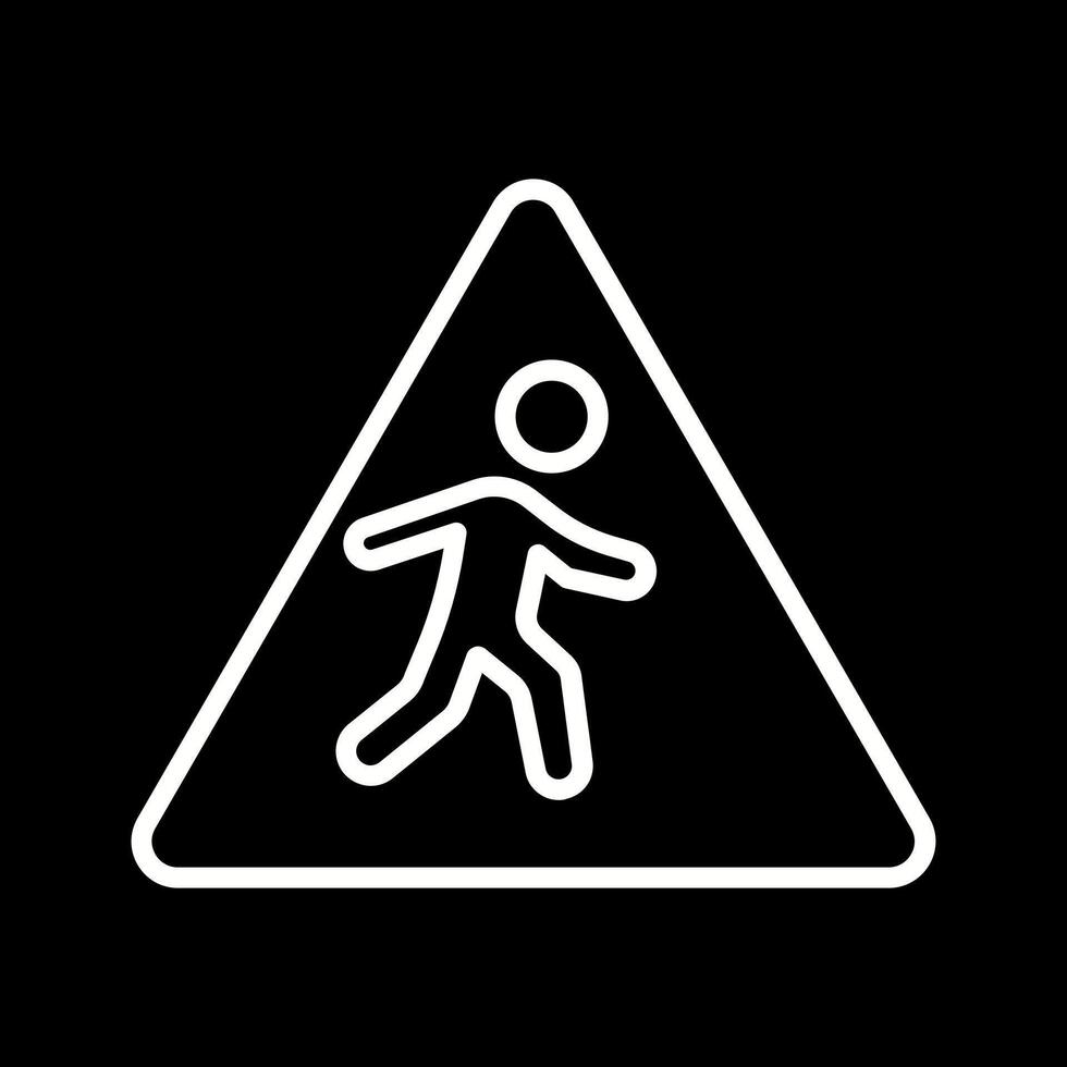 Children Crossing Icon Design vector