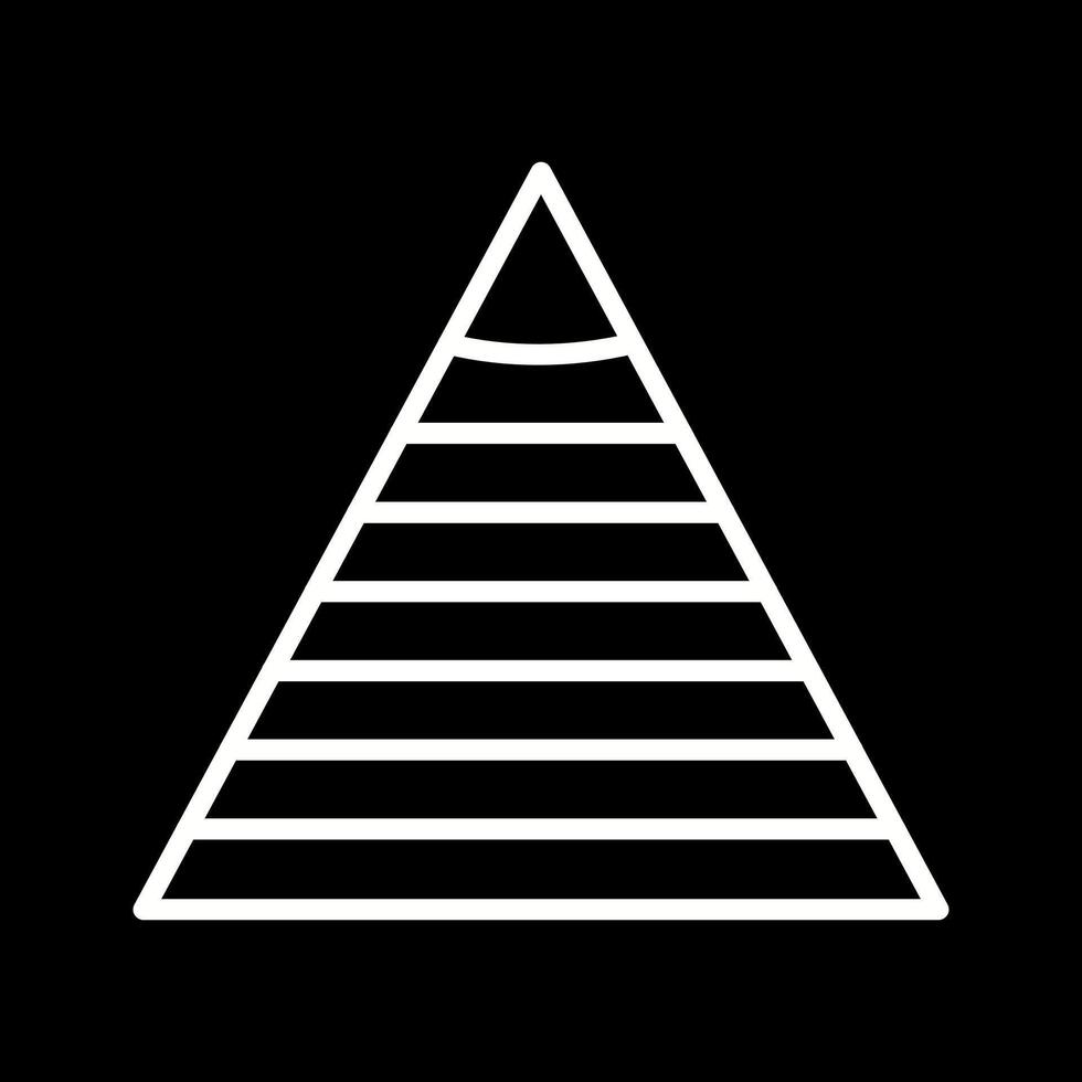Pyramid Graph Icon Design vector