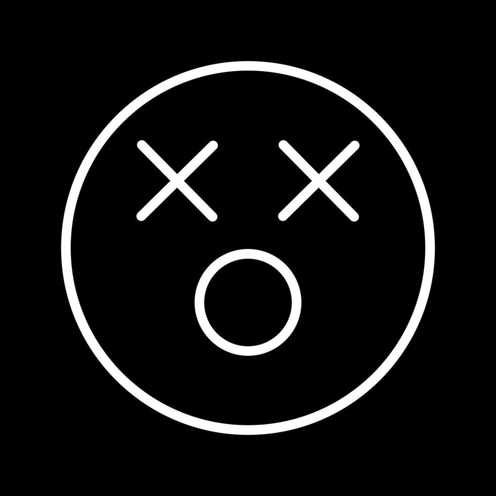 Dizzy Face Icon Design vector