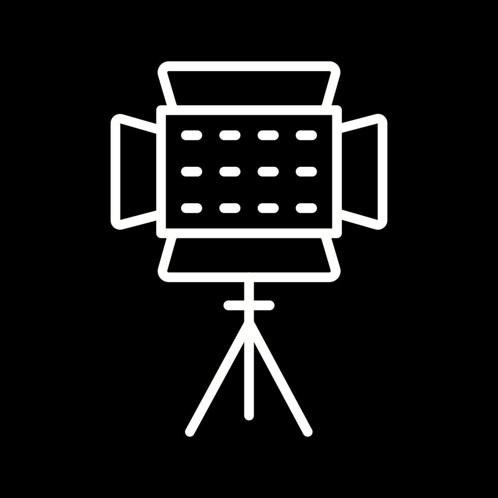 Photography Lighting Icon Design vector