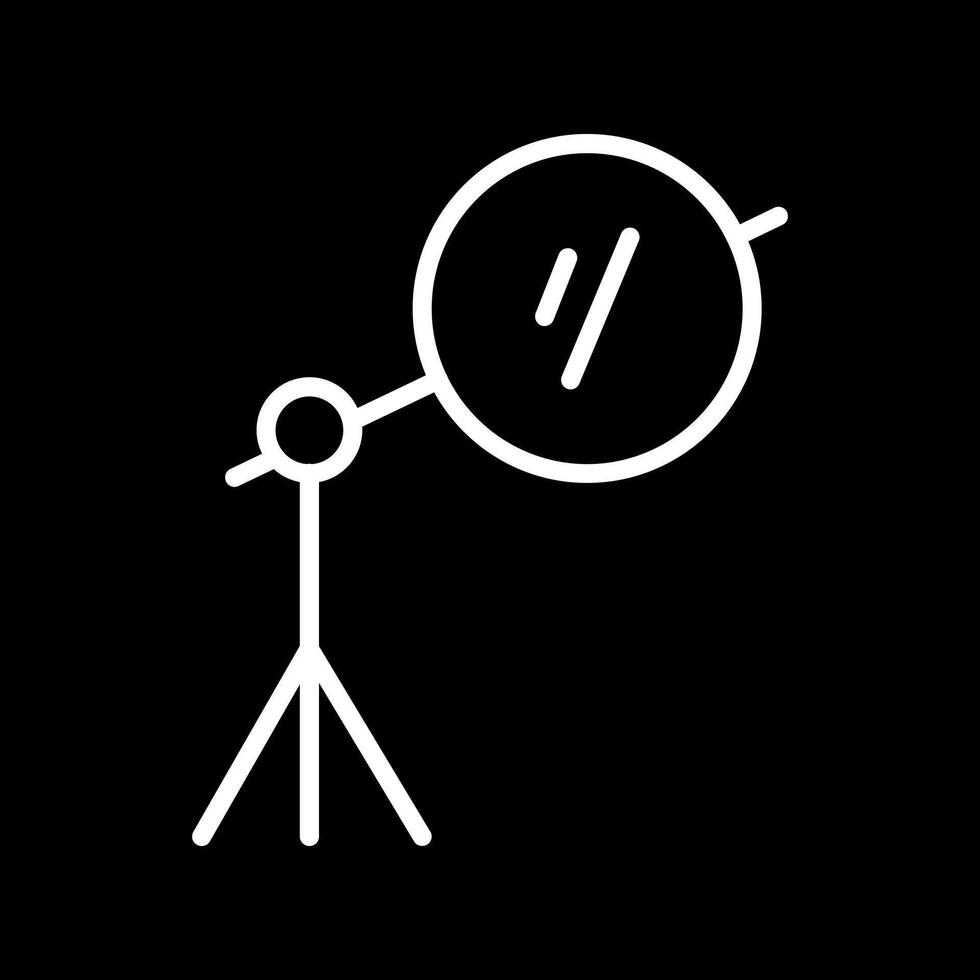 Photography Reflectors Icon Design vector