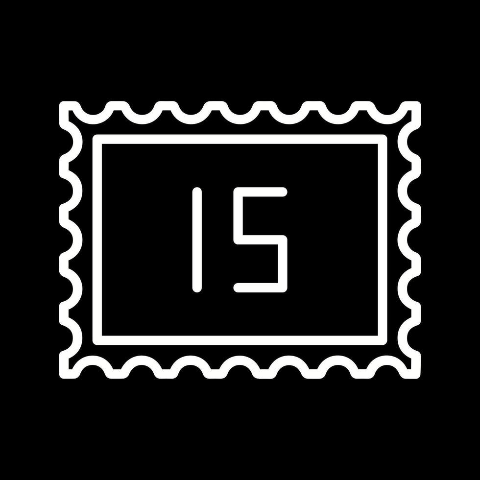 Postage Due Icon Design vector