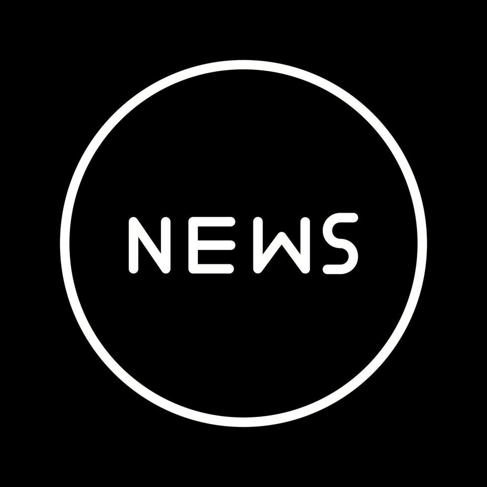 News Icon Icon Design vector