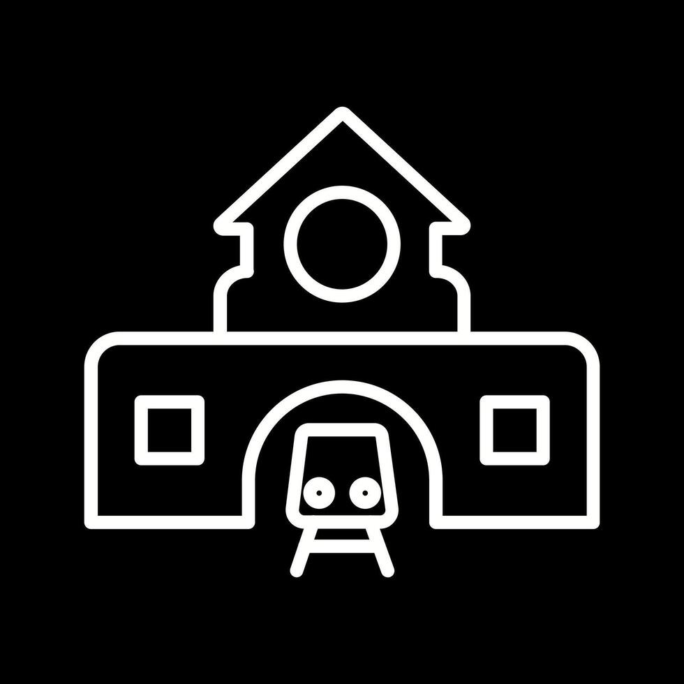 Train Station Icon Design vector