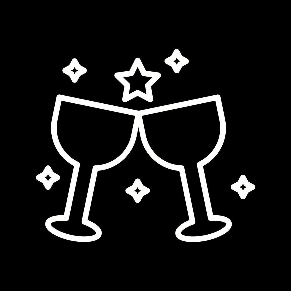 Wine Party Icon Design vector