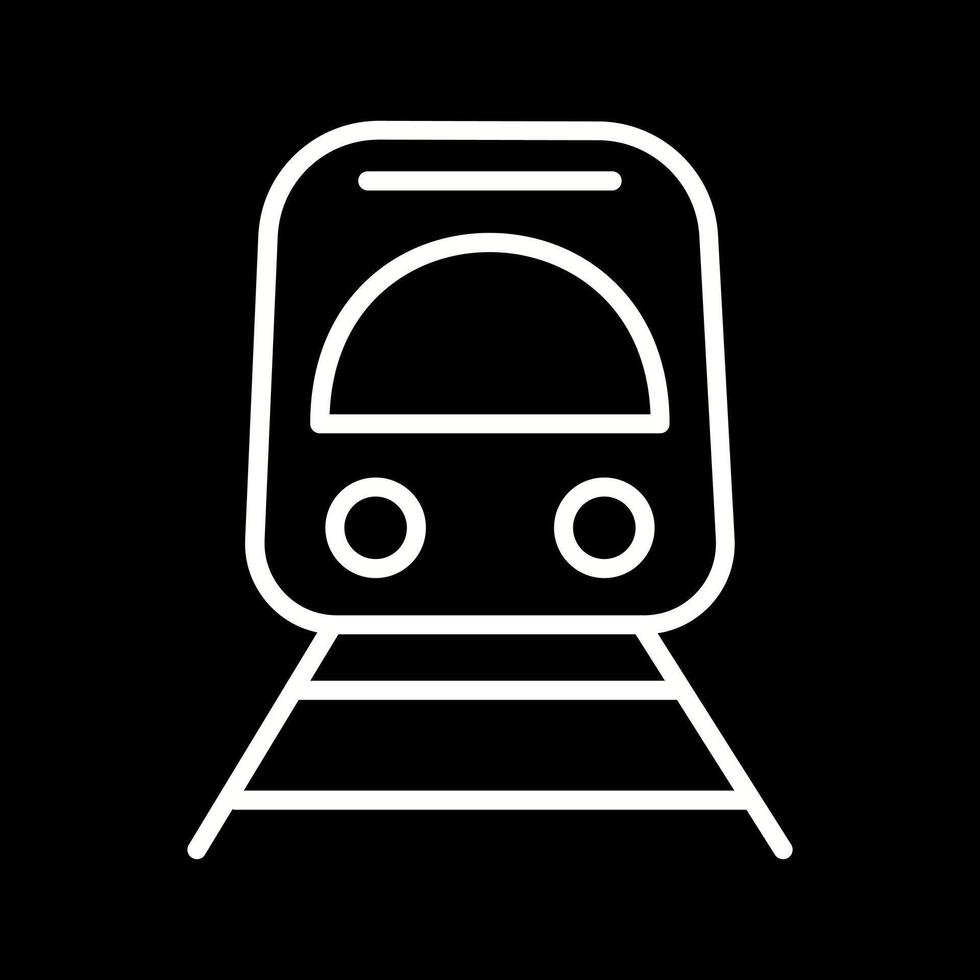 Light Rail Icon Design vector