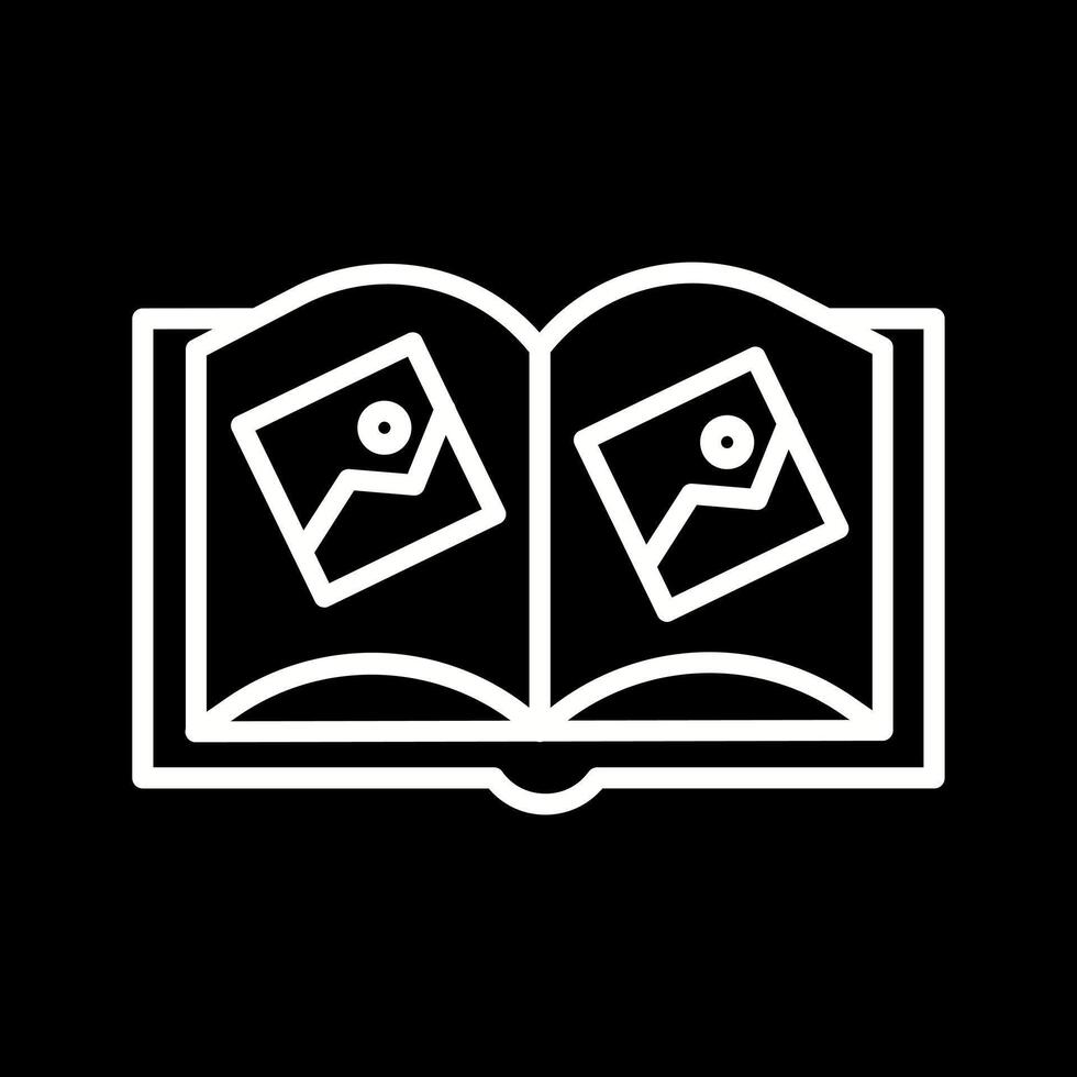 Memory Book Icon Design vector