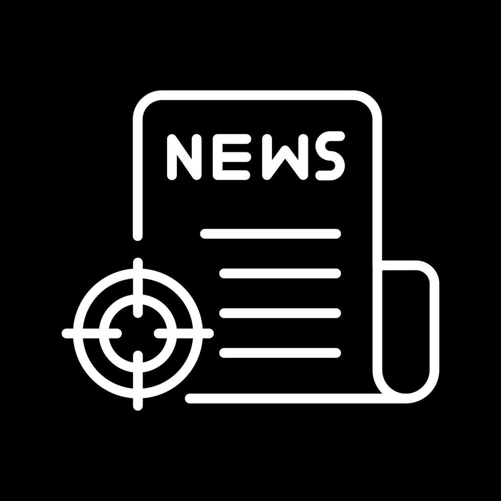 News Scoop Icon Design vector