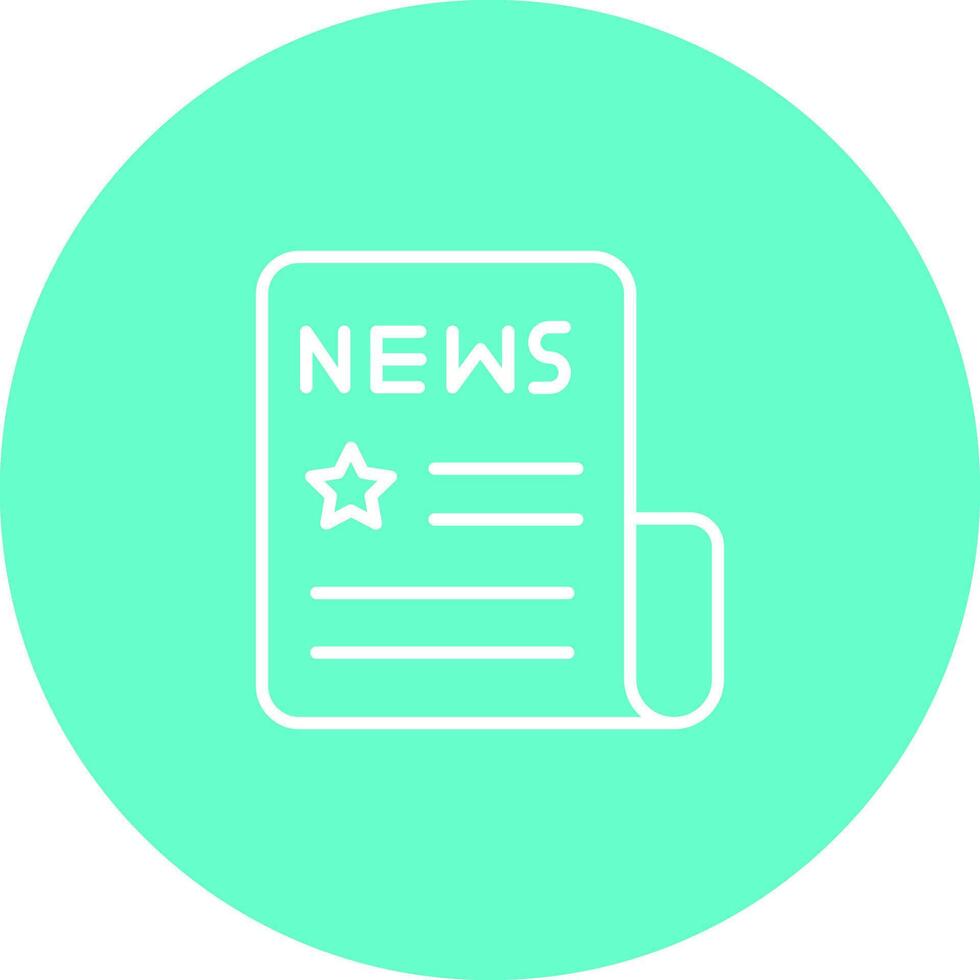 News Headlines Icon Design vector