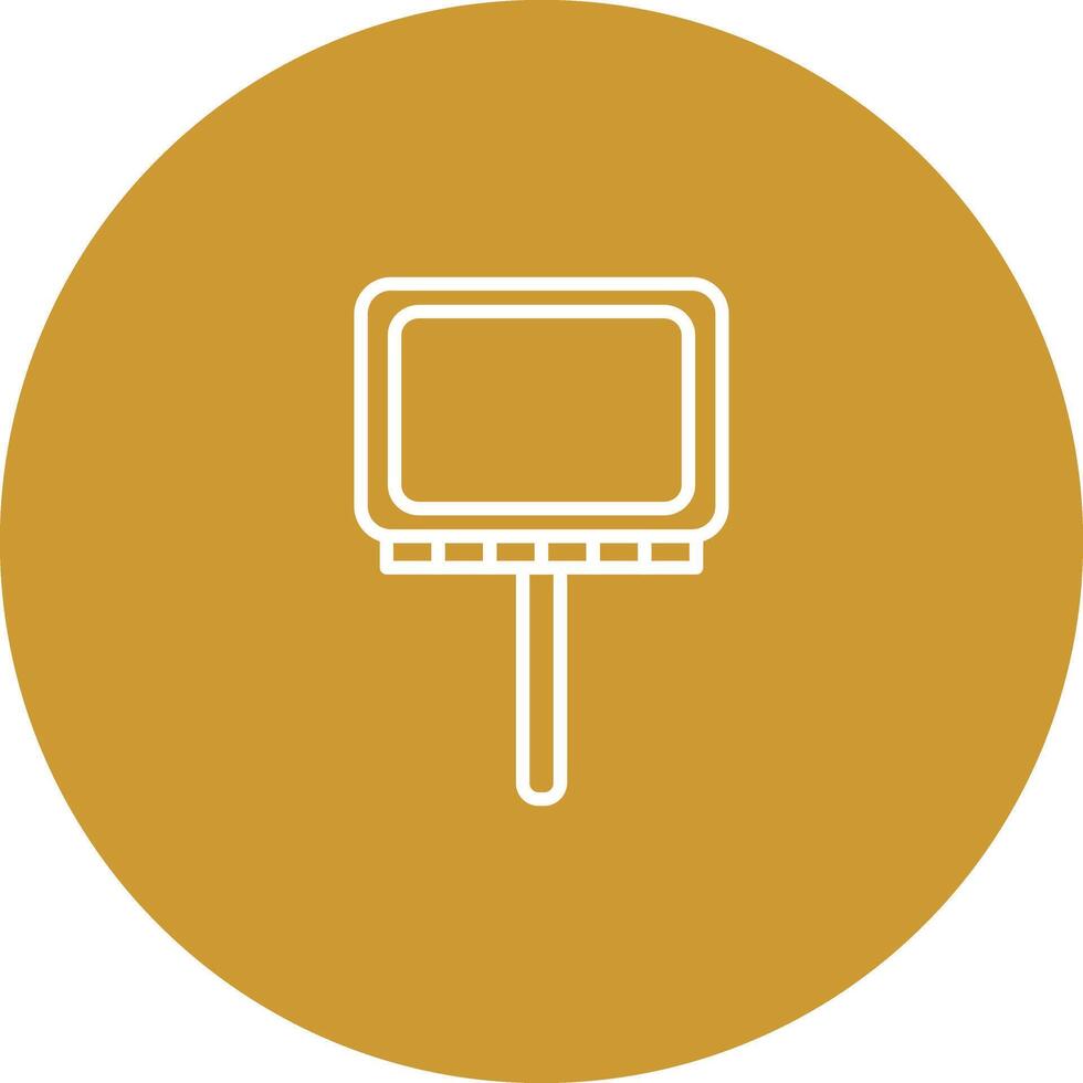 Billboard Icon Design vector