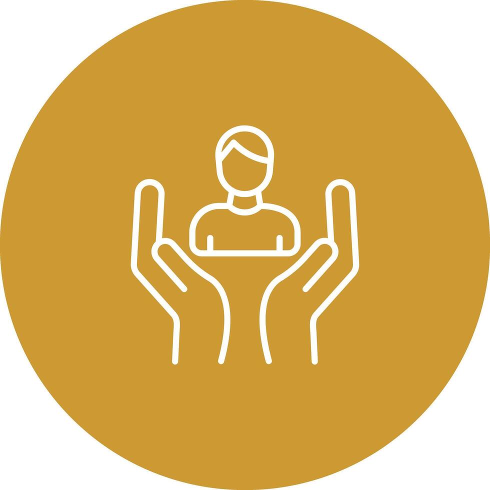 Employee Insurance Icon Design vector