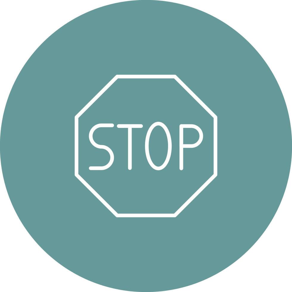 Stop Sign Icon Design vector